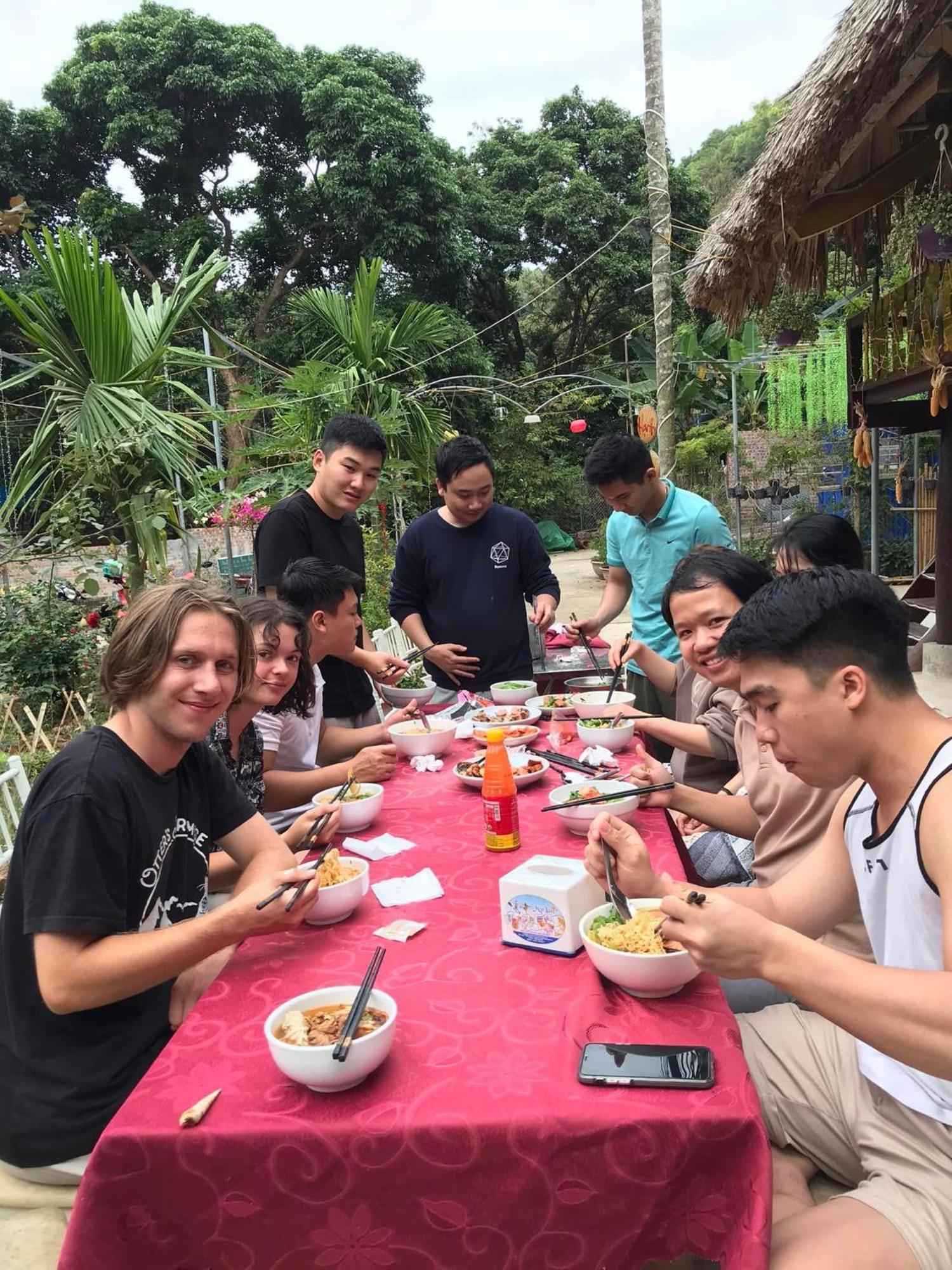 Bee Lucky Homestay Hien Hao Exterior photo